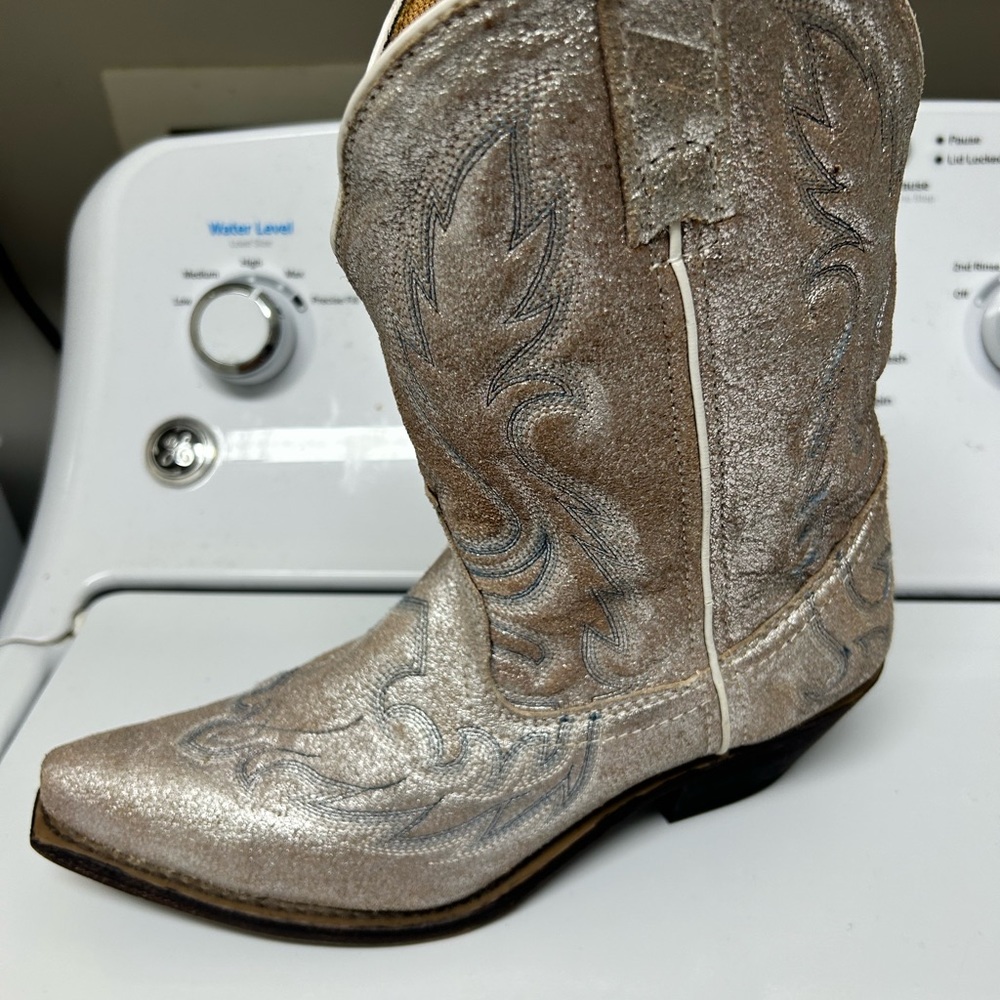 Women's Laredo 9" Jupiter Cowboy Boots SILVER 7.5 M